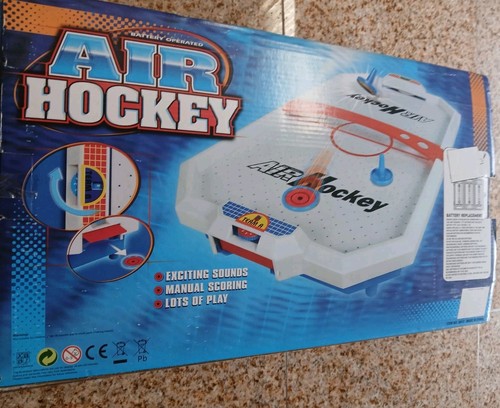 Table top air hockey game - top,