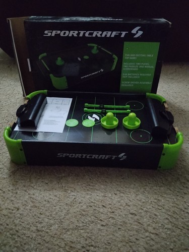 Sportcraft neon air hockey - neon,